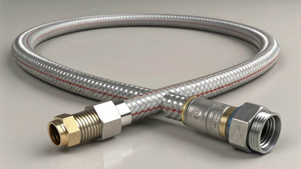 Natural gas appliance hose